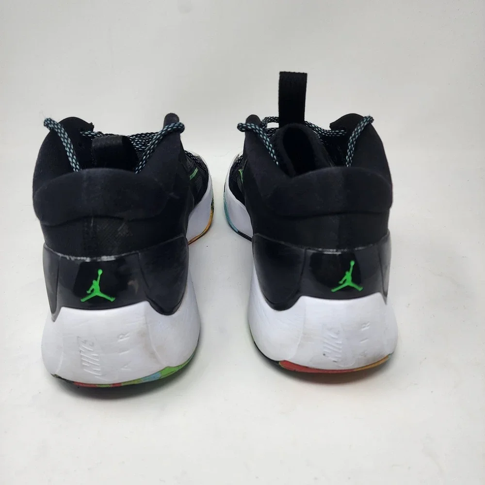 Nike Air Jordan Zoom Separate Black White Green Strike Shoe Men 8.5 DH0249‎ 030